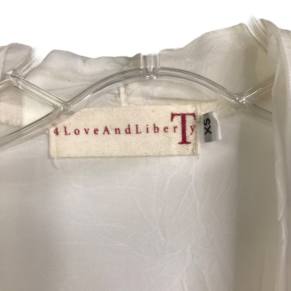 Johnny Was 4 Love & Liberty Eyelet Embroidered Kimono Cover Boho Cardigan XS - Picture 2 of 9